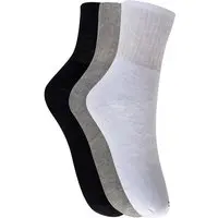Kit 3 Pares de Meias Atoalhadas Cano Médio Tamanho 39-44 Casual Oxer Adulto