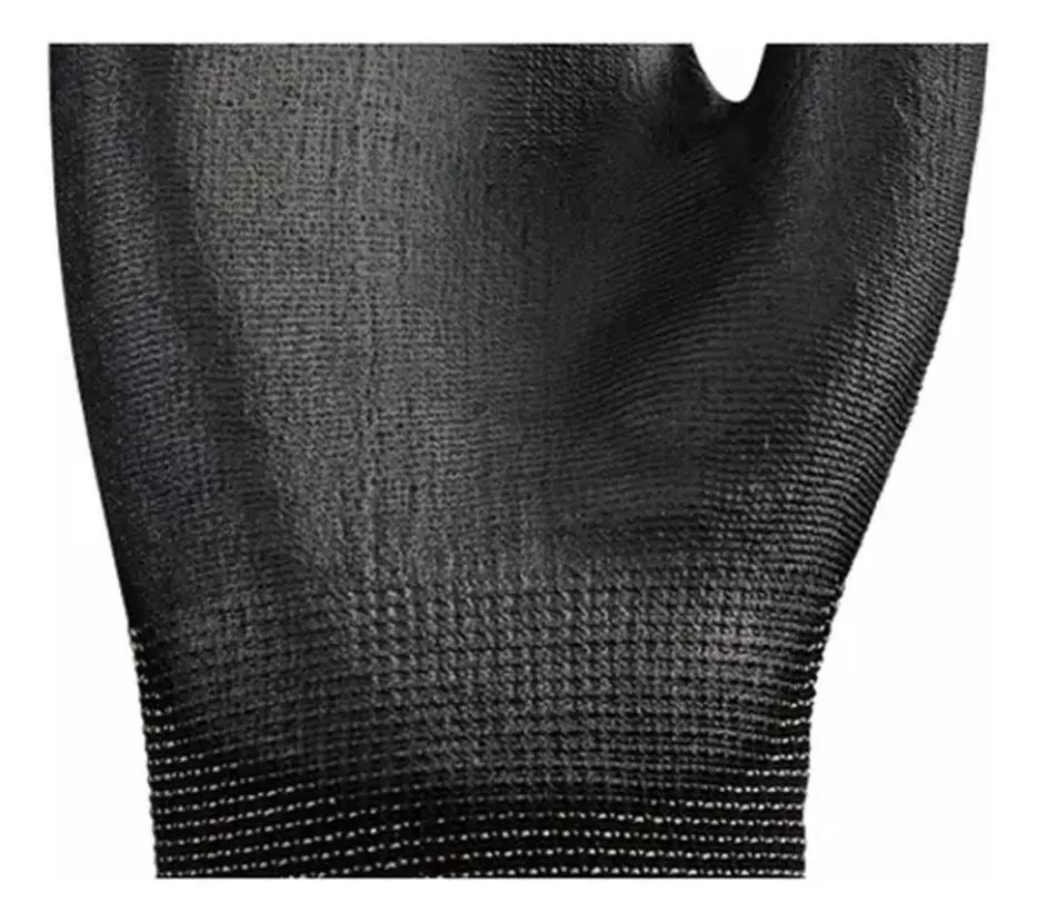 Luva De Segurança Omega Luvas Multitato Preta Tam G Preto - 12 Pares