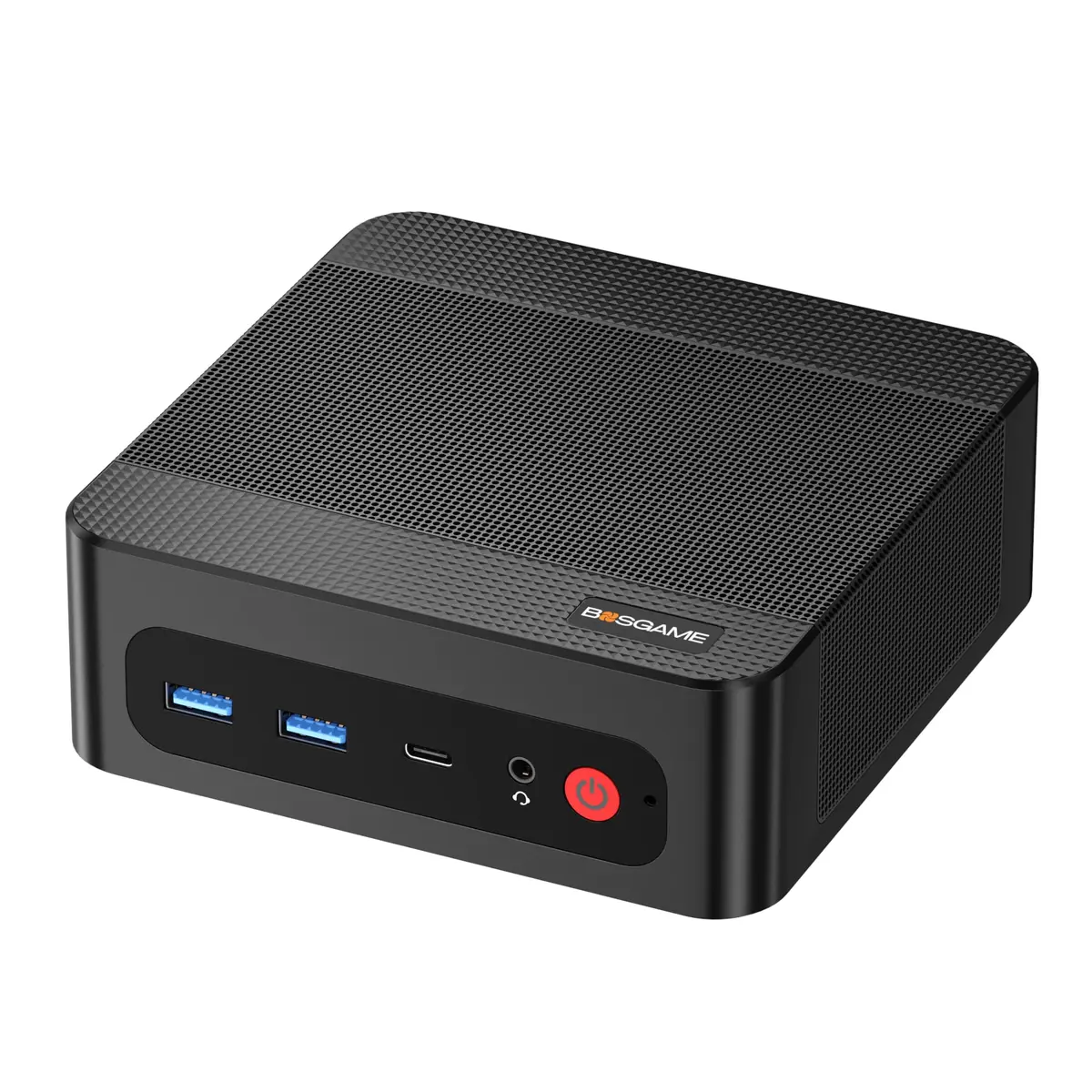 Mini PC BOSGAME P4 Ultra AMD Ryzen 7 7730U 16GB DDR4 RAM 1TB NVMe SSD | Para Empresas E Multitarefas, Expansível Até 64GB, SSD NVMe Duplo, Dual LAN 2.5G, 3 Monitores 4K, Wi-Fi 6E E Windows 11 Pro