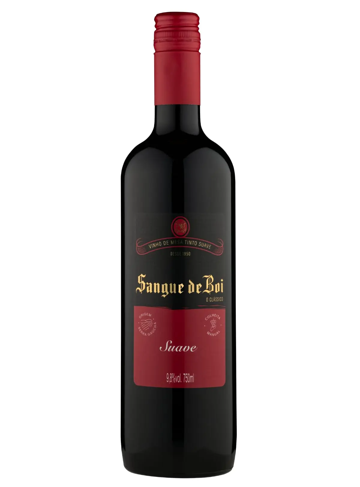Sangue de Boi Vinho Tinto Suave 750Ml