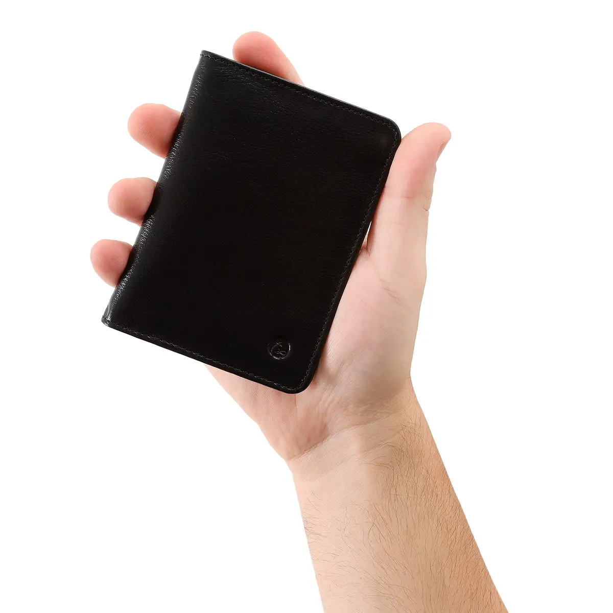 Carteira Masculina Couro Legítimo Proteção RFID RG CNH Cartões Notas Couro50 620