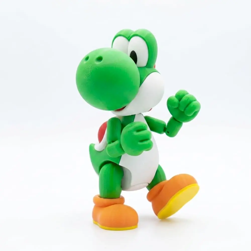 Boneco Yoshi Articulado Grande 20cm Action Figure Geek 3D premium Colecionável Decoração Gamer - 1