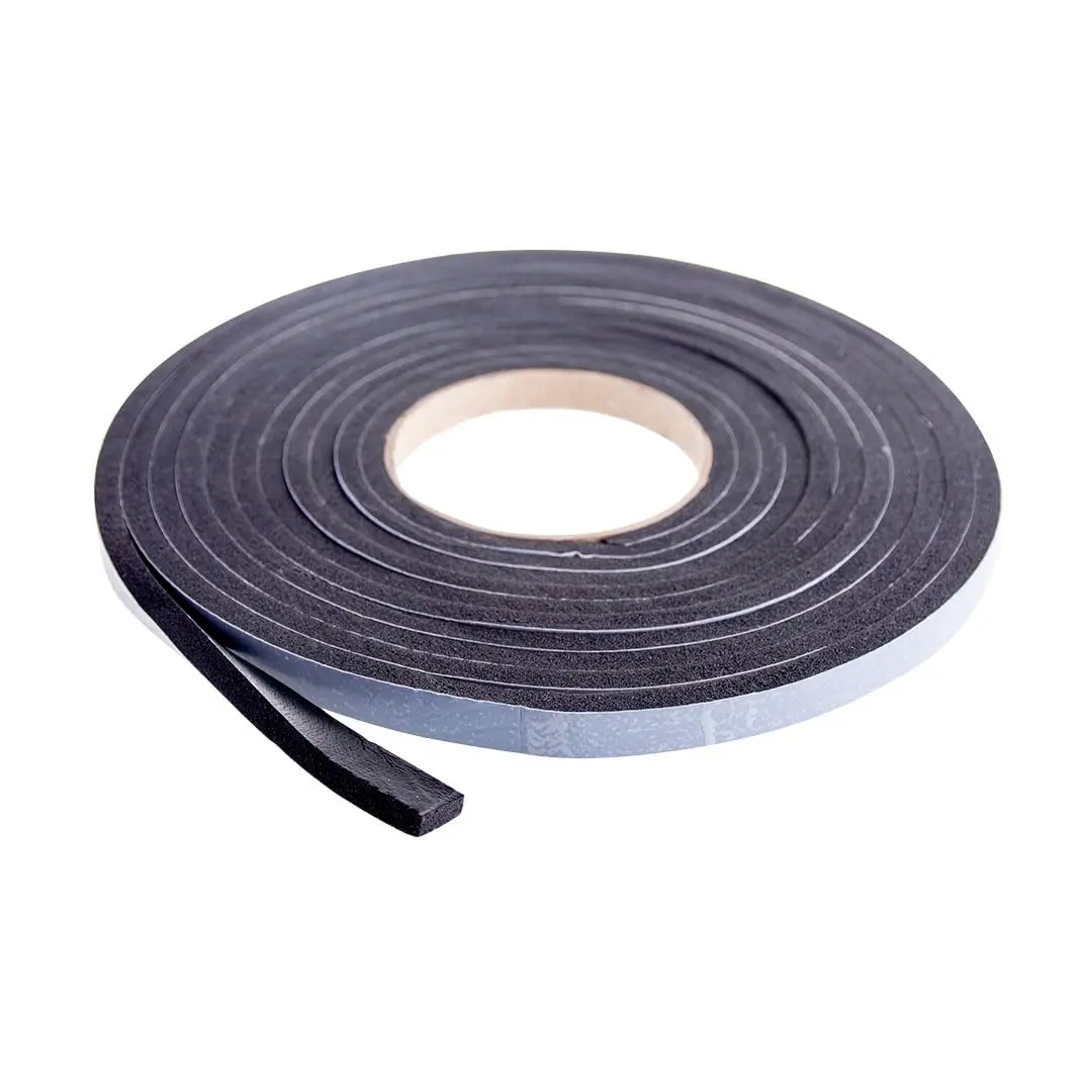 Veda Fresta Multiuso 11x4 mm - Preto 10 Metros - Comfort Door - 1