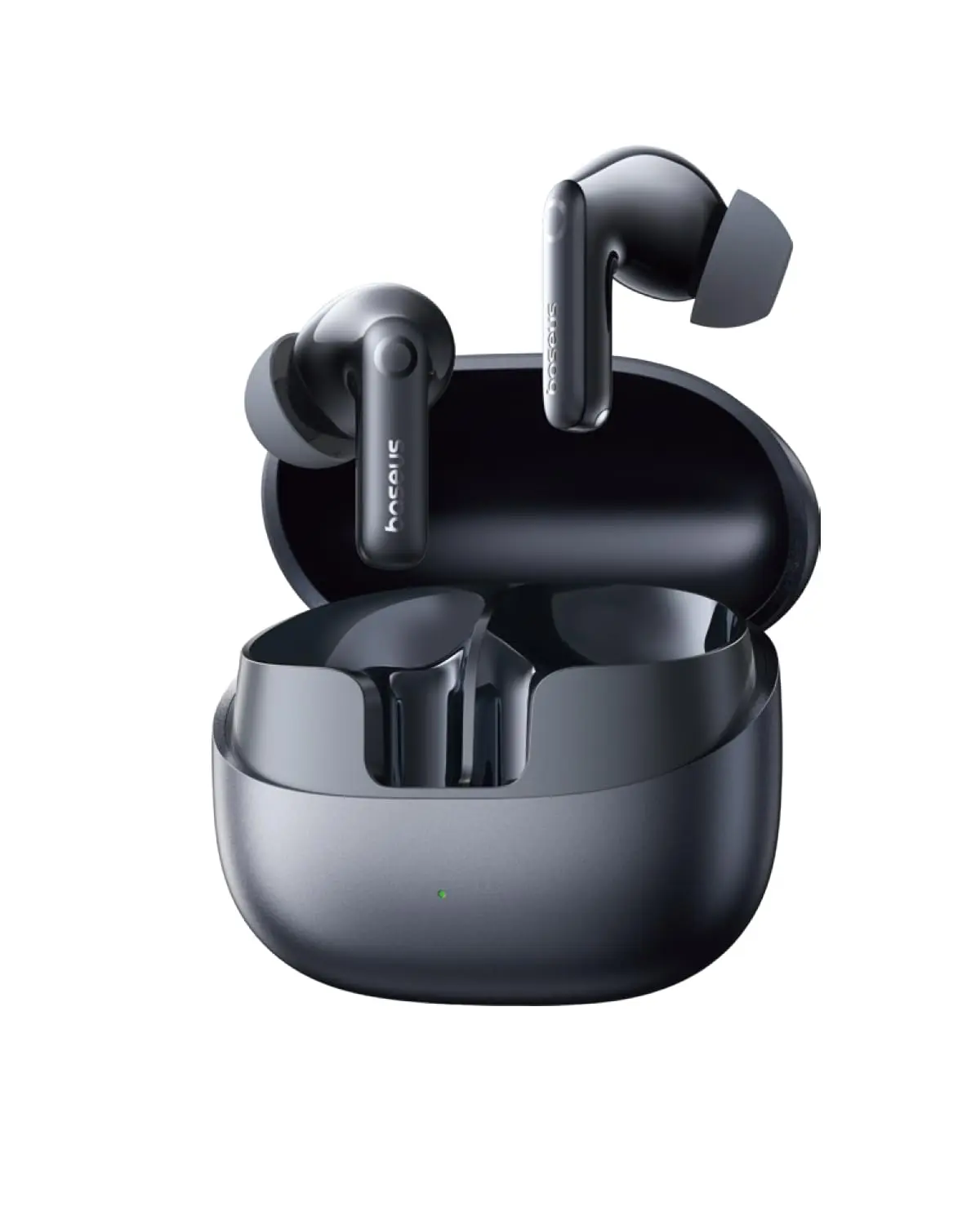 Fones de Ouvido Baseus Bass BP1 Pro Sem Fio com Cancelamento de Ruído, Cancelamento de Ruído Adaptativo em Tempo Real, EQ Ativo Adaptativo, 55H de Tempo de Reprodução, Bluetooth 6.0, Preto - 1