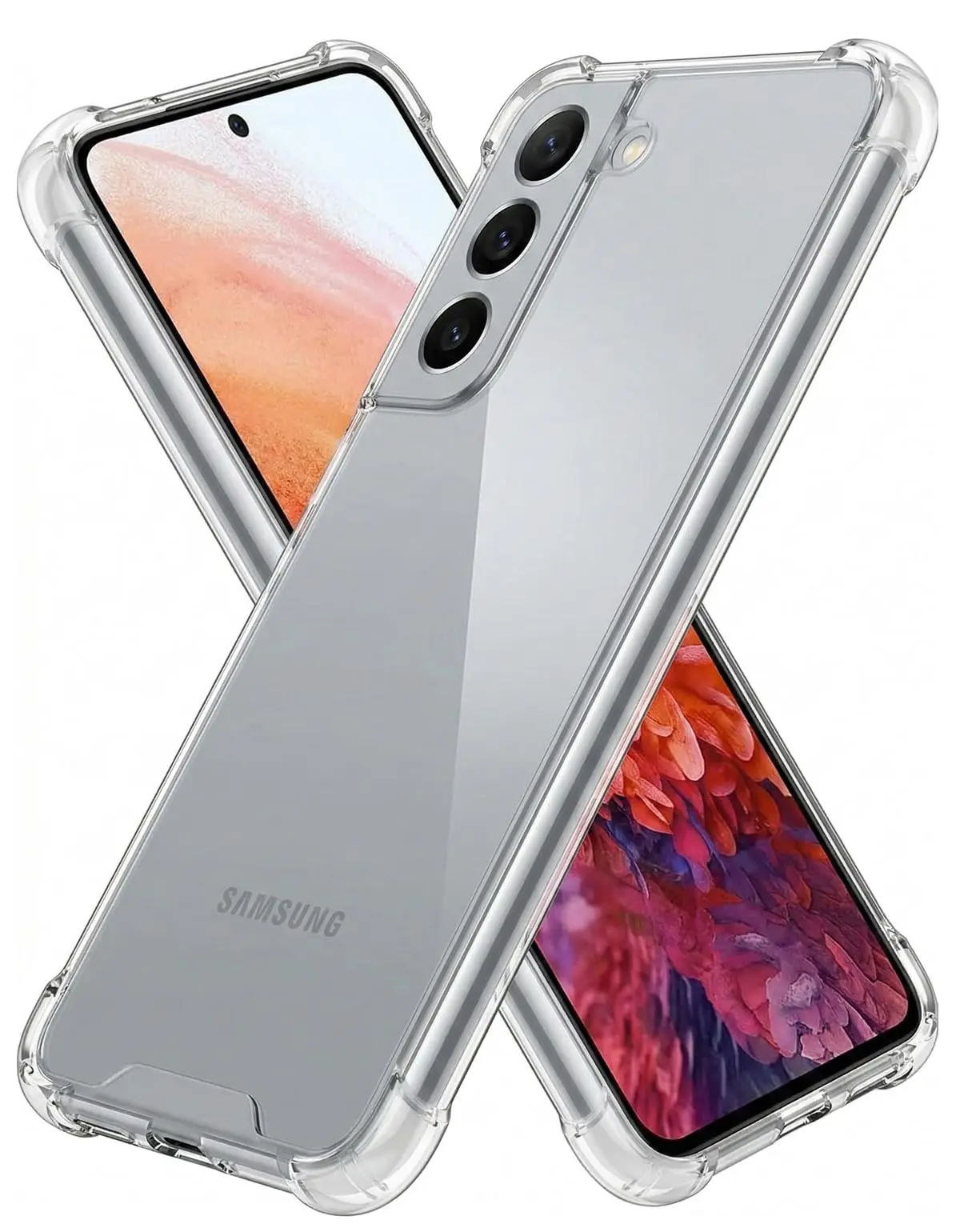 Samsung Galaxy S23 Capa Capinha Premium Transparente Anti Impacto, Proteção Câmera Resistente Anti Riscos, Leve e Slim com TPU Reforçada e Design Elegante