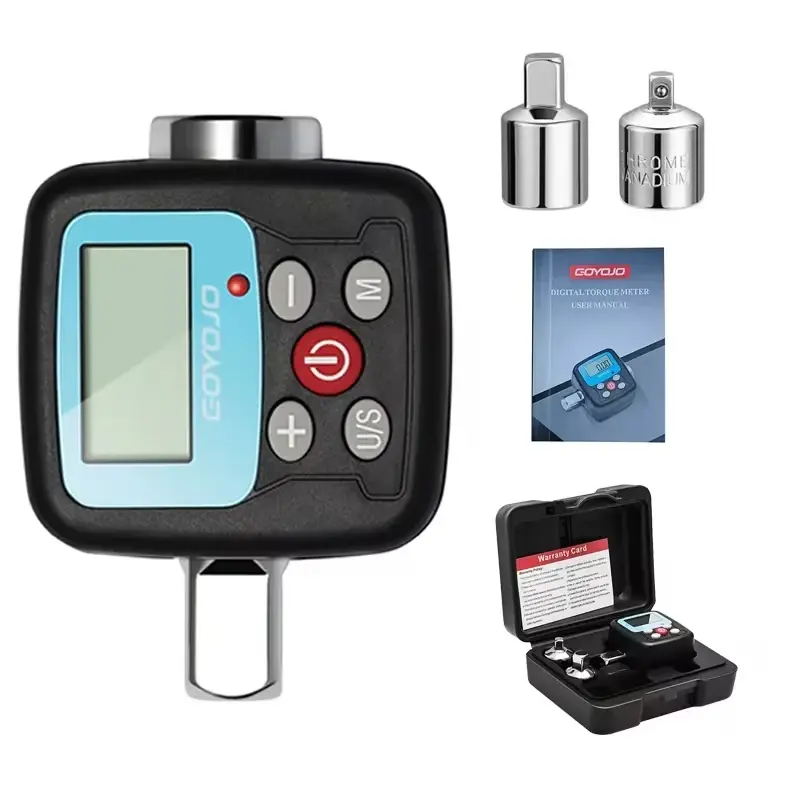 Chave de torque digital profissional, 1/4 ''3/8'' 1/2 '', chave de torque eletrônica, adaptador de torque, bicicleta, reparo de carro, conjunto de ferramentas manuais - 1