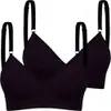 Kit 2 Sutiãs Femininos com Bojo - Preto M - 1