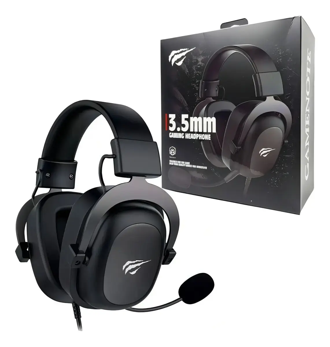 Fone De Ouvido Headset Gamer Havit H2002d P3 Para PS3/PS4/PS5/XBOX/PC Cor Preto thumbnail 4