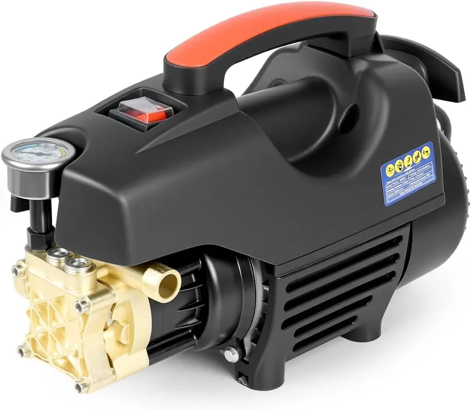 Lavadora de Alta Pressão 220V (220V, Volts), 2400W, Lavadora Alta Pressão Motor Indução, Profissional, Três Modos Regulagem, Ideais Limpar Carros, Quintais, Pisos e Produtos Agrícolas