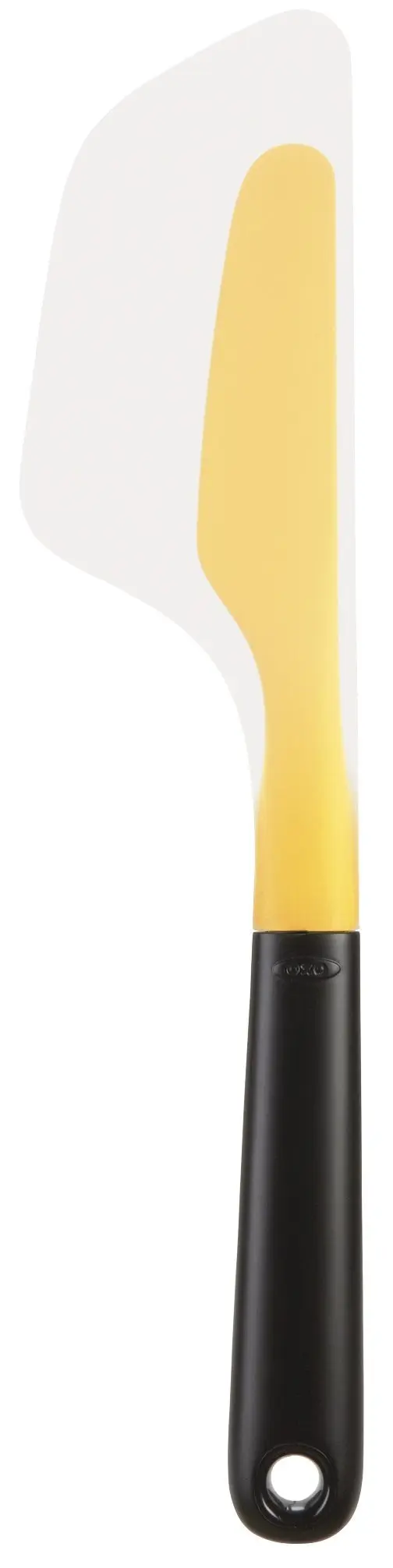 OXO Virador de omelete dobrável Good Grips, silicone, transparente/amarelo, grande