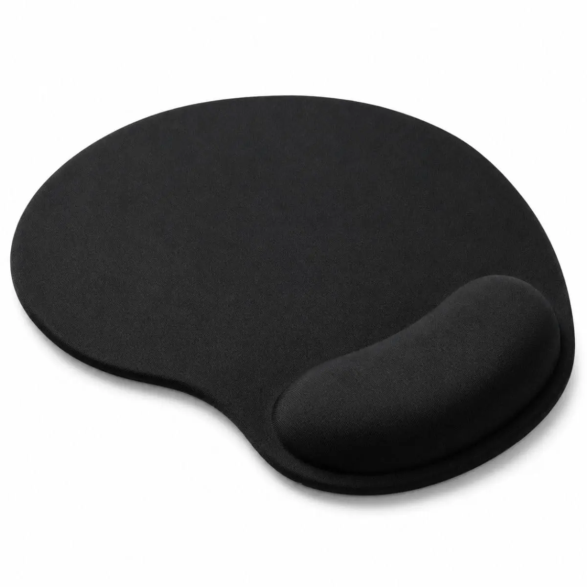 Mouse Pad com Apoio de Pulso em Gel, Ergonômico, Cor Preta, Superfície Antiderrapante - 1