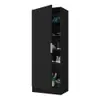 Sapateira 1 Porta Jade Multimóveis V6005 Preta Preto - 1