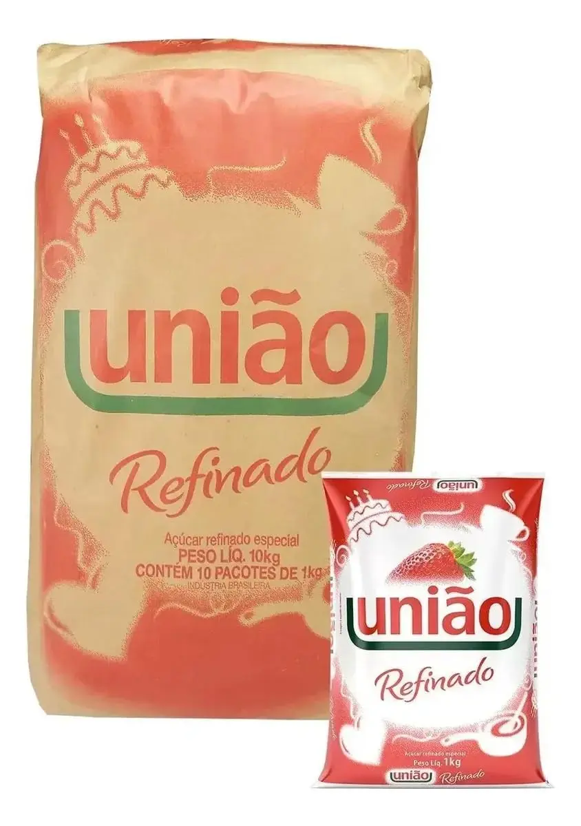 Açúcar Refinado 1kg Fardo 10 UN União - 1