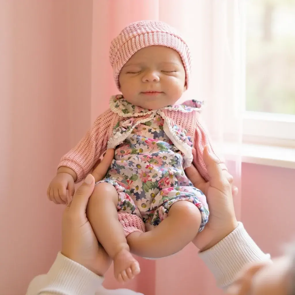 OtardDolls Boneca de Silicone Macio de 13 Polegadas, Bebê Recém-Nascido Reborn para Presentes de Aniversário, Boneca de Bebê Recém-Nascido Feita à Mão