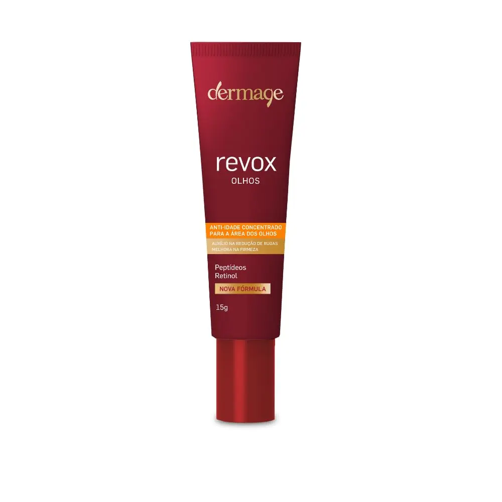 Revox Olhos, Creme Anti-idade para a Região dos Olhos, Ação Firmadora e Hidratante, Formulado com Biopeptídeo e Palmitato de Retinol, 15g