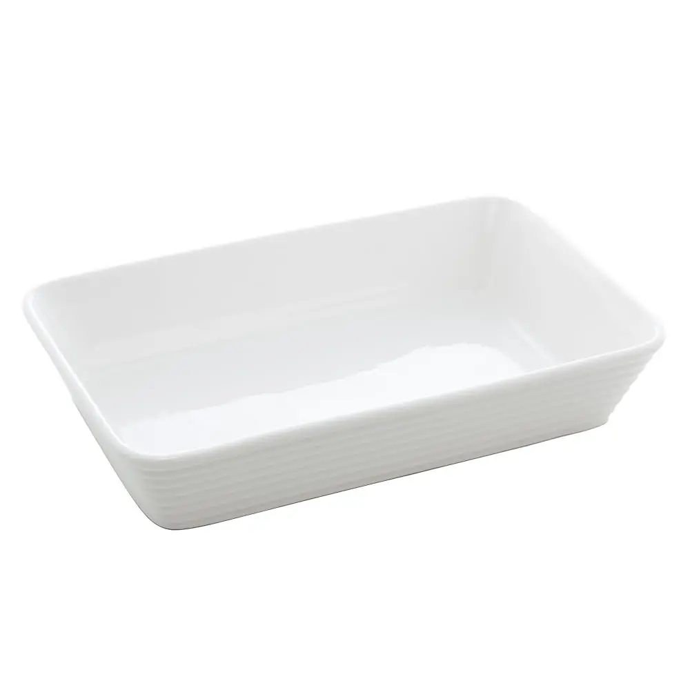 LYOR - Refratário de Porcelana Línea Branco 25,5cm x 16,5cm x 5cm