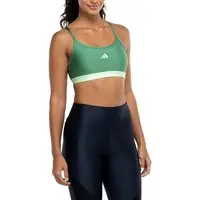 Top Fitness sem Bojo adidas Baixa Sustentação Latin Fit Solid Adulto