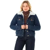 Jaqueta Jeans Feminina Arauto Com Pêlo - 1