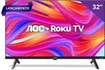 Smart TV 32" HD AOC Roku 32S5045/78G TV HDMI 1 USB Wifi Conversor Digital - 1