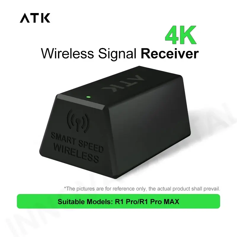 Receptor Sem Fio ATK 4K para Mouse Gamer VXE R1 Pro/R1 Pro Max, Taxa de Polling de 4000Hz, Dongle de Alta Velocidade, Adaptador de Latência Ultrabaixa