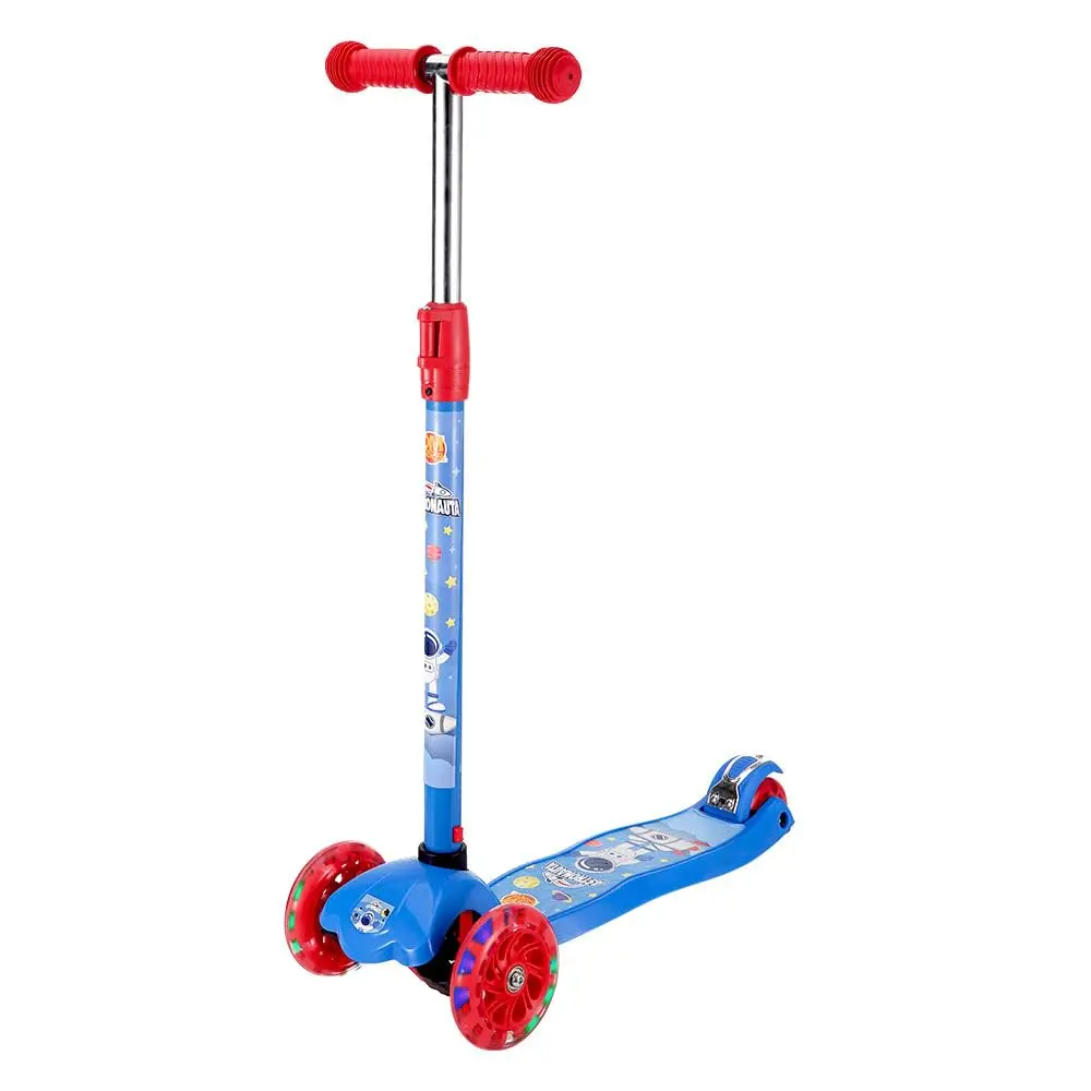 DM Toys Patinete Radical Ajustável 40kg Astronauta Azul e Vermelho - 1