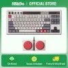 (Loja oficial no Brasil) Teclado mecânico retrô 8BitDo - C64 Editio Bluetooth, 2.4G sem fio e com fio 3 modos de conexão, para PC Windows 10 e Android - 1