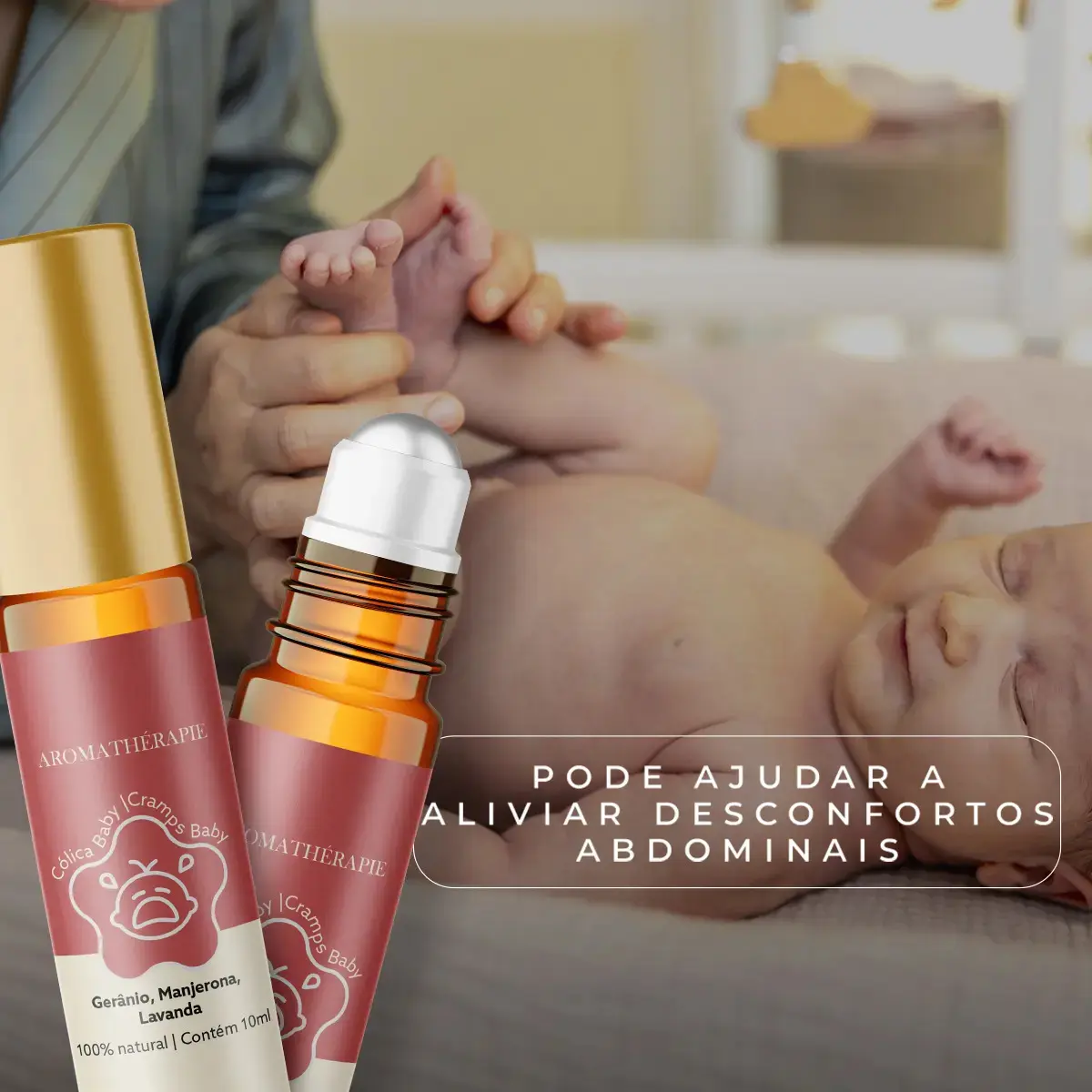 Óleo Essencial Cólica Baby Aromathérapie Blend 10 mL Massagem thumbnail 4