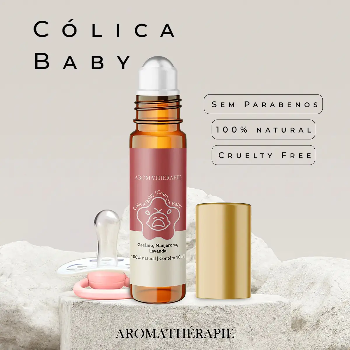 Óleo Essencial Cólica Baby Aromathérapie Blend 10 mL Massagem thumbnail 5