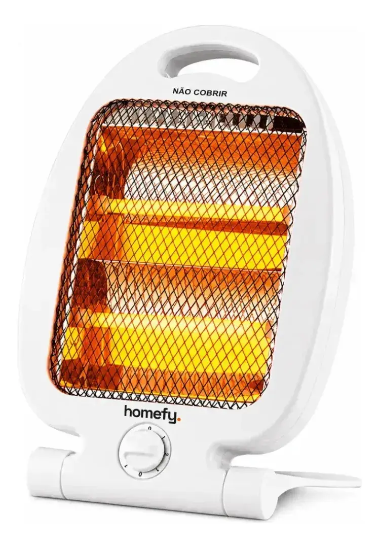 Aquecedor De Ambiente Elétrico Quartzo Branco - 1