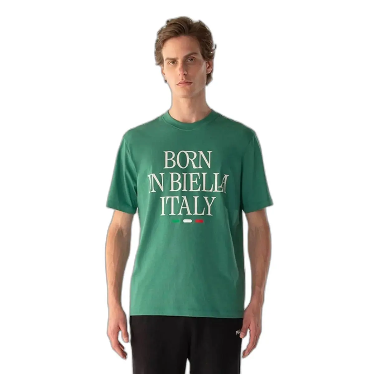Camiseta Masculina Fila Comfort Born In Biella Letter - 1