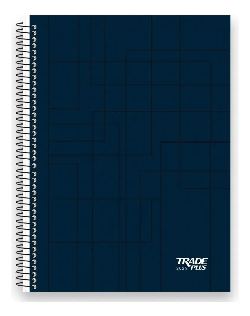 Agenda Trade Plus Anual 2025 Espiral 196 Folhas