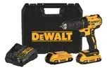 Parafusadeira Furadeira de Impacto Dewalt DCD7781D2 20V Brushless Mandril 13mm Torque 65Nm Com 2 Baterias Carregador Bivolt e Maleta