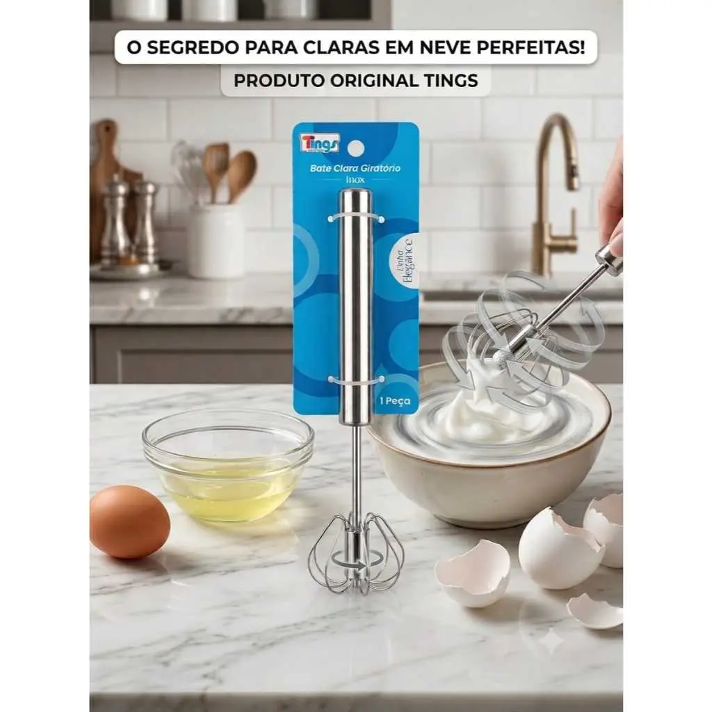 Misturador Manual Fue Mixer Batedor Clara Ovos Bebidas Feito em Aço Inoxidável Utensílio de Cozinha