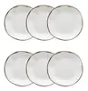 Conjunto De 6 Pratos Fundos 22,5cm Ryo Maresia - 1