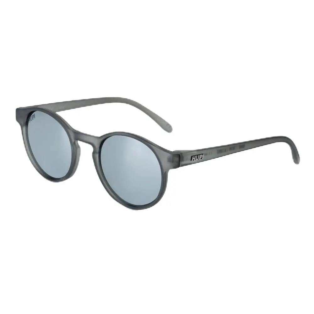 Óculos Hupi Fly Prata - Lente Prata Espelhada, Cor: Preto