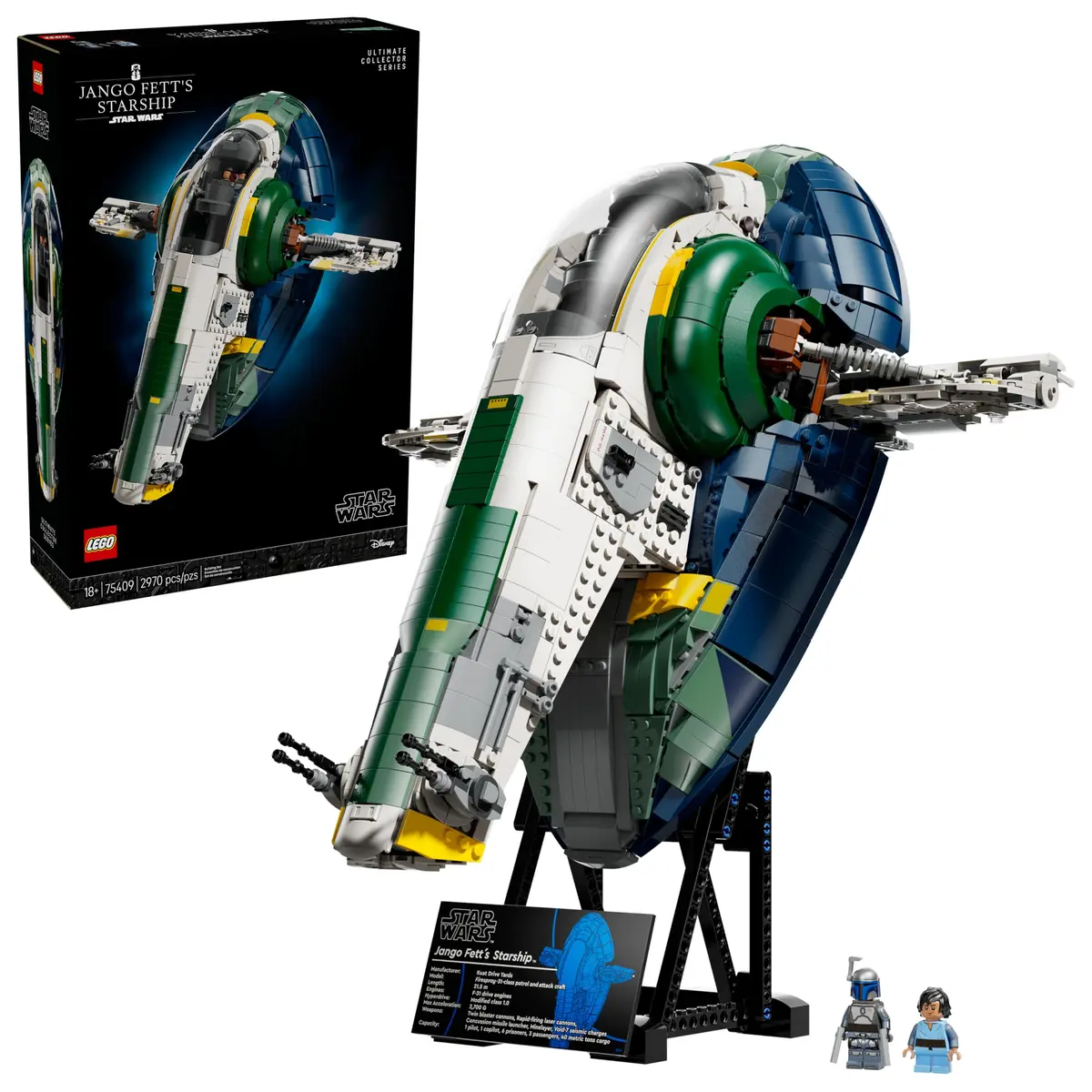 LEGO Star Wars Nave Estelar Classe Firespray de Jango Fett 75409