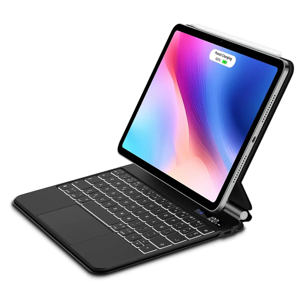 BETTDOW Capa com Teclado e Trackpad para iPad Pro de 11 polegadas (4ª/3ª/2ª/1ª) geração e Air 11 polegadas (M4 2026/M3 2025/M2 2024) e iPad Air 5ª/4ª geração de 10,9 polegadas, Flexível e portátil - 1
