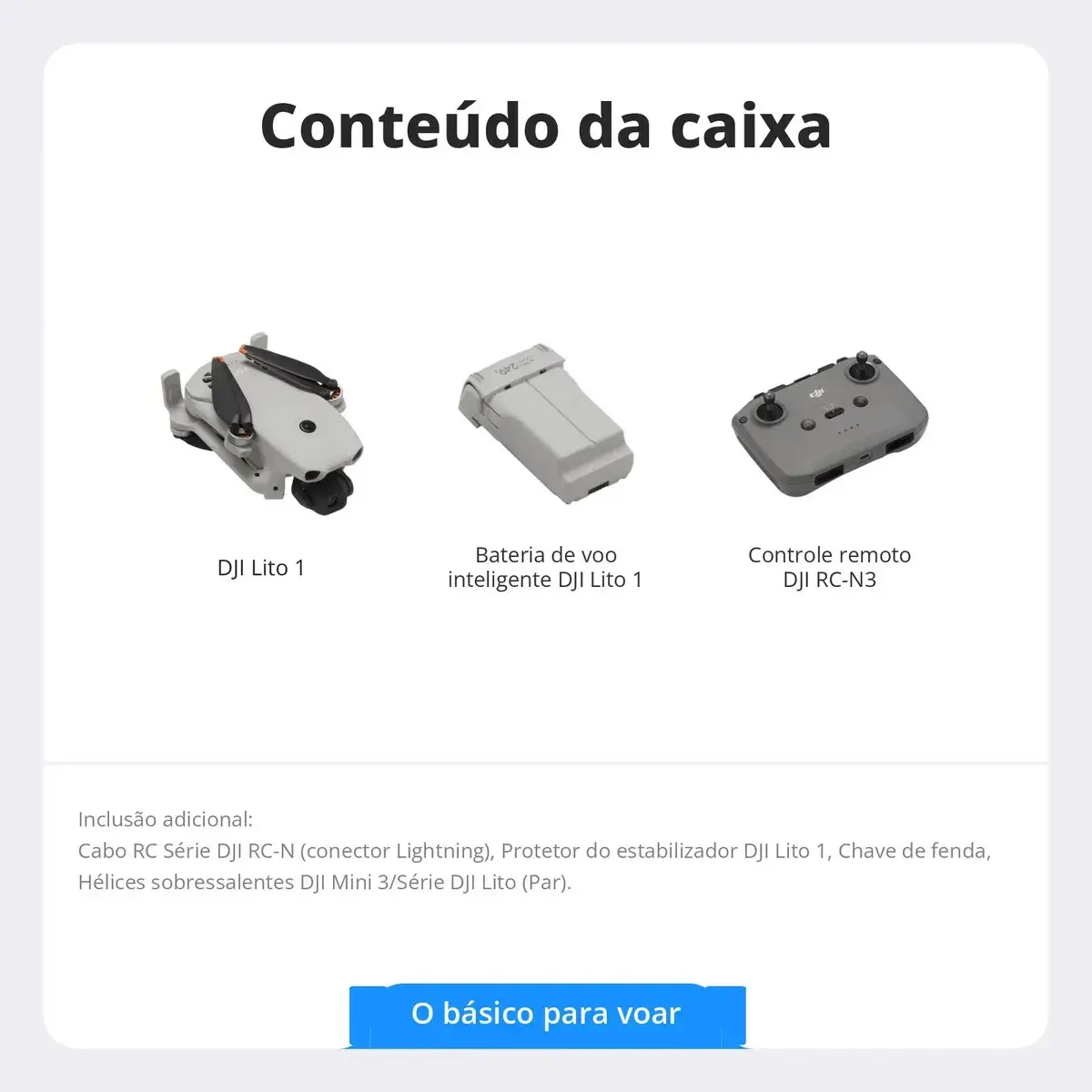 Drone Dji Lito 1 Single Com Câmera 4k thumbnail 5