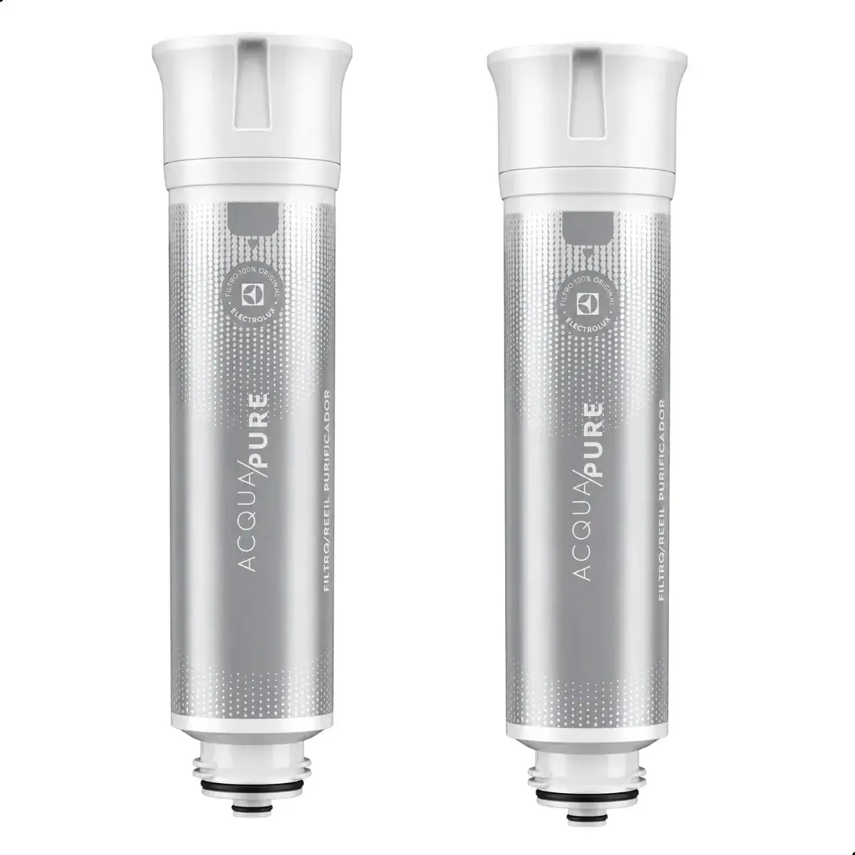 Kit 2 Refil De Água Acqua Pure Electrolux Pe12a Pe12b Pe12g PC01X, Cor Marrom-claro - 1