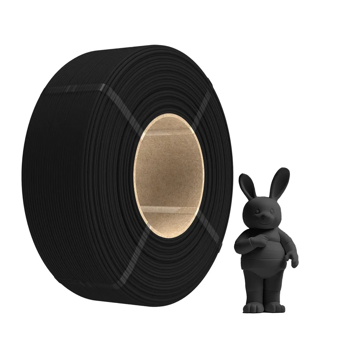 Creatorally Filamento PLA Fosco Alta Velocidade 1,75mm 1kg Preto Refil | Até 600mm/s, Matte premium, Precisão ±0,02mm, Baixo risco de emaranhamento