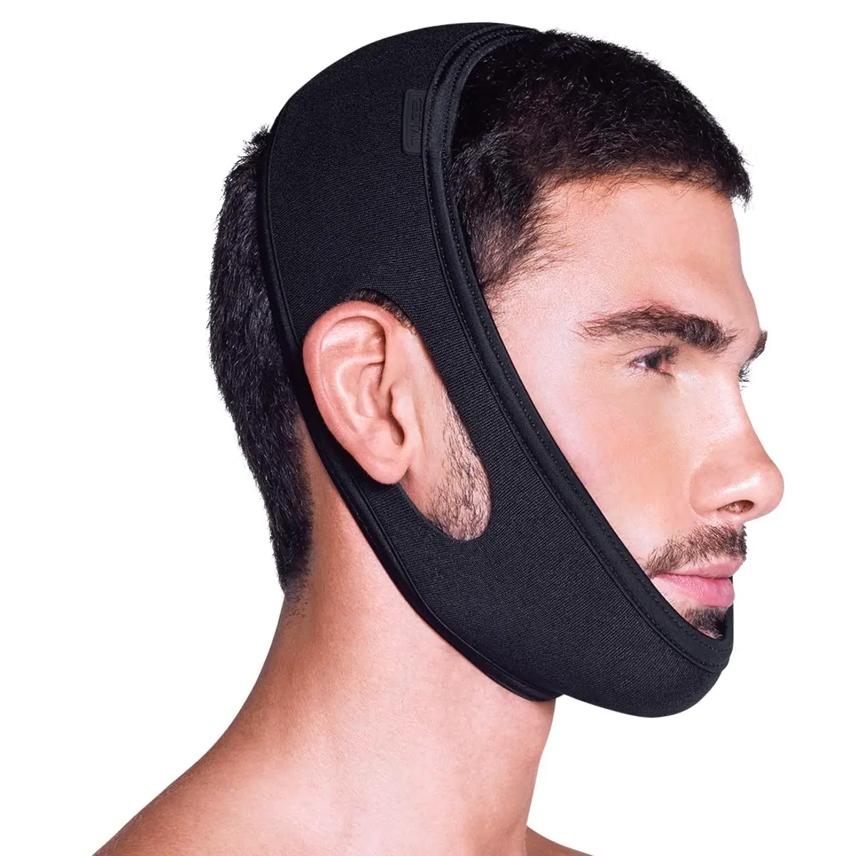 Faixa Anti-Ronco Mandibular Kestal, Tamanho G, Preto | Ortopédica