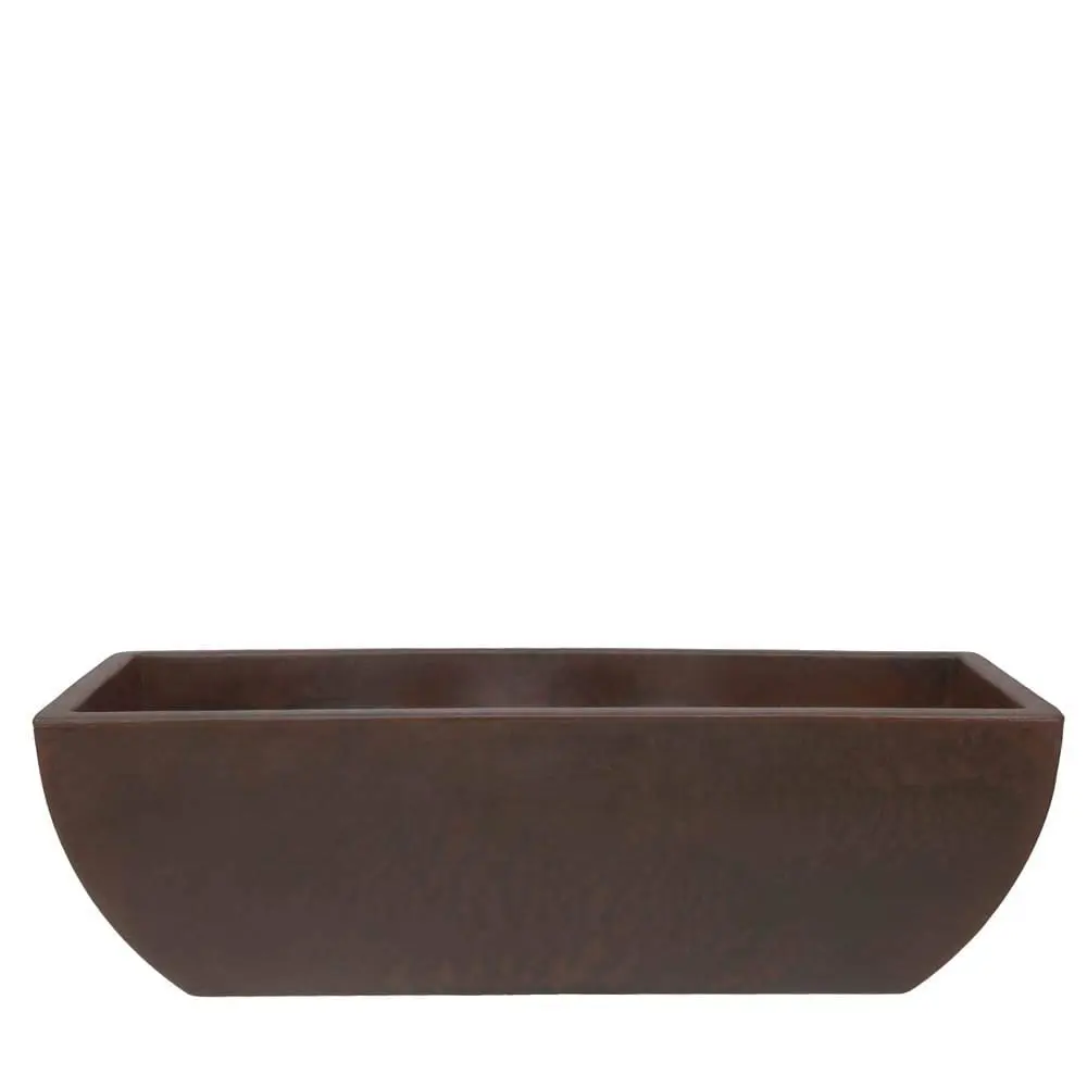 Floreira Malta 80 X 25 Cm Rusty Vasart Malta Rusty 80x25cm