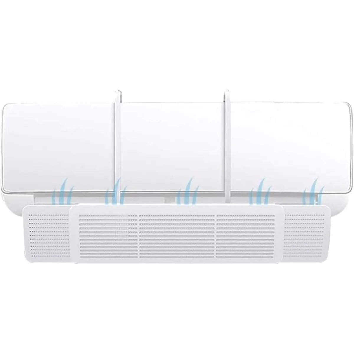 Defletor de Ar Condicionado Split 180º Direcionador de Vento Universal Ajustável Regulável Corta vento Cortina de AR (Ajuste de 56 a 96CM) conforto e bem-estar no seu ambiente não requer furação - 1