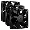 Kit 3 Ventoinhas Corsair RS120 120mm PWM Preto - 1