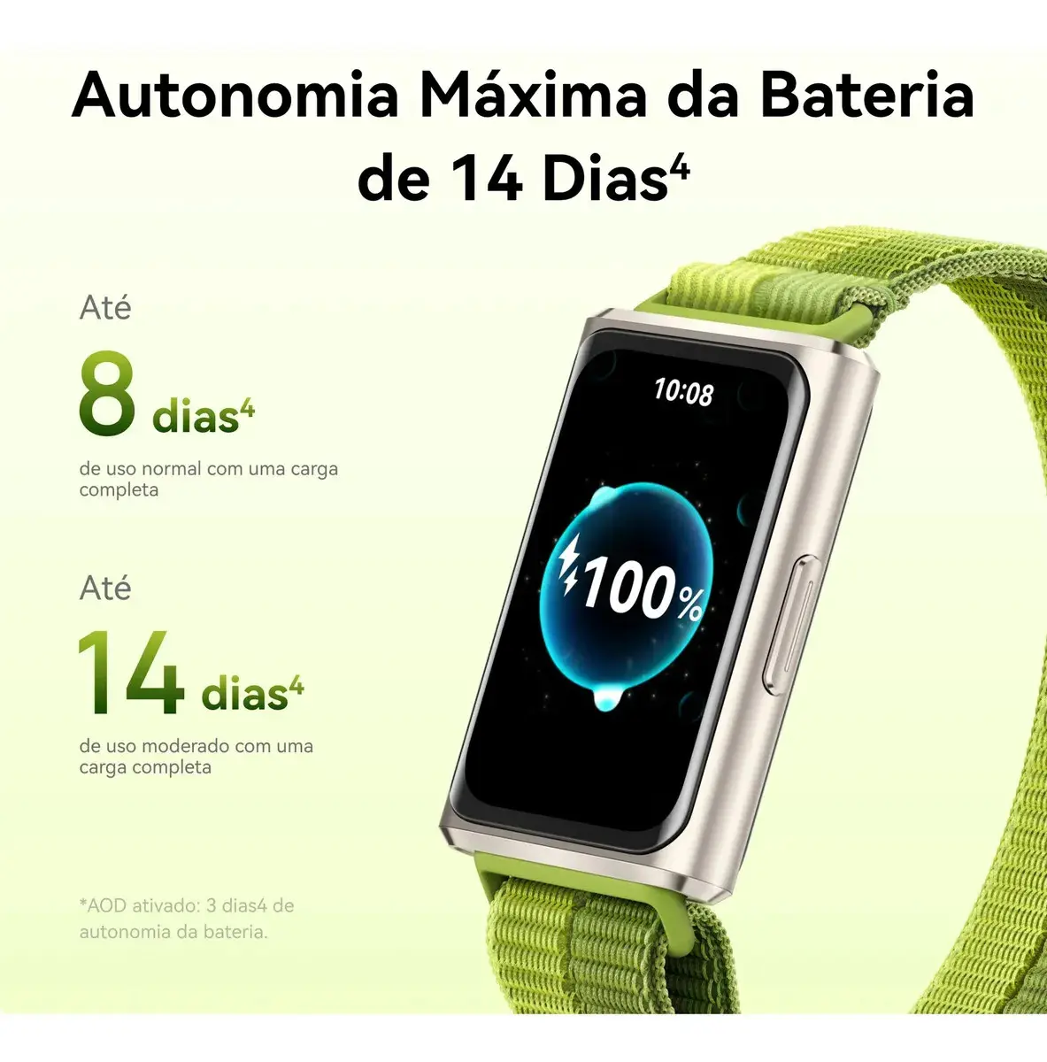Smartwatch HUAWEI Band 11 Pro Posicionamento GNSS Autônomo Tela 162" AMOLED Bateria com Autonomia de Até 14 Dias Monitoramento Aprimorado do Sono Compatível com iOS e Android Azul thumbnail 8