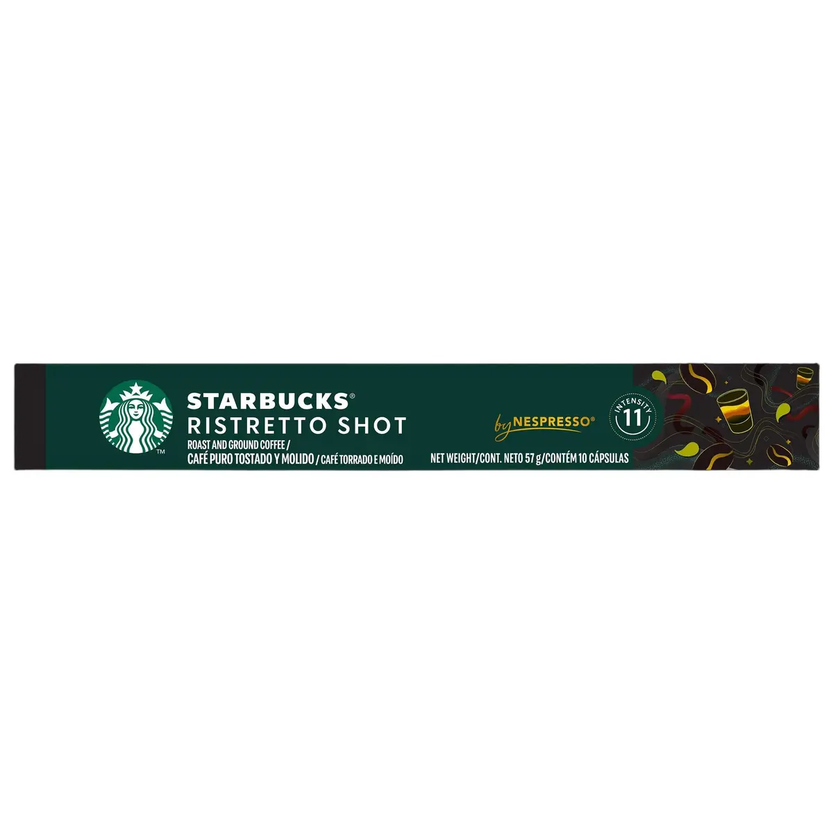 Café em Cápsula Starbucks® Ristretto Shot by Nespresso® - 10 cápsulas - 1