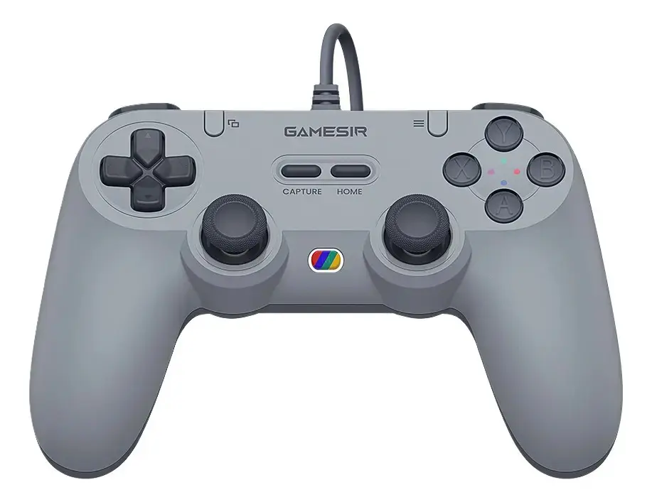 Controle Gamesir Tegenaria T3 Lite Com Fio Para Pc Switch Android Ios Steam Celular Hall Effect Usb Design Ergonômico Cinza
