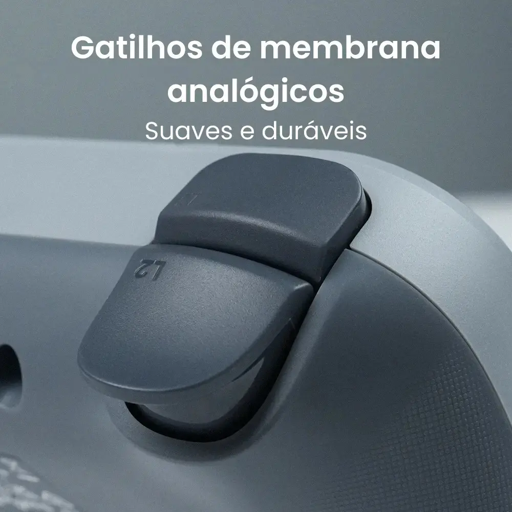 Controle Gamesir Tegenaria T3 Lite Com Fio Para Pc Switch Android Ios Steam Celular Hall Effect Usb Design Ergonômico Cinza thumbnail 7