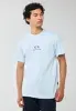 Camiseta Oakley Bark New Tee Azul Claro Masculina - 1