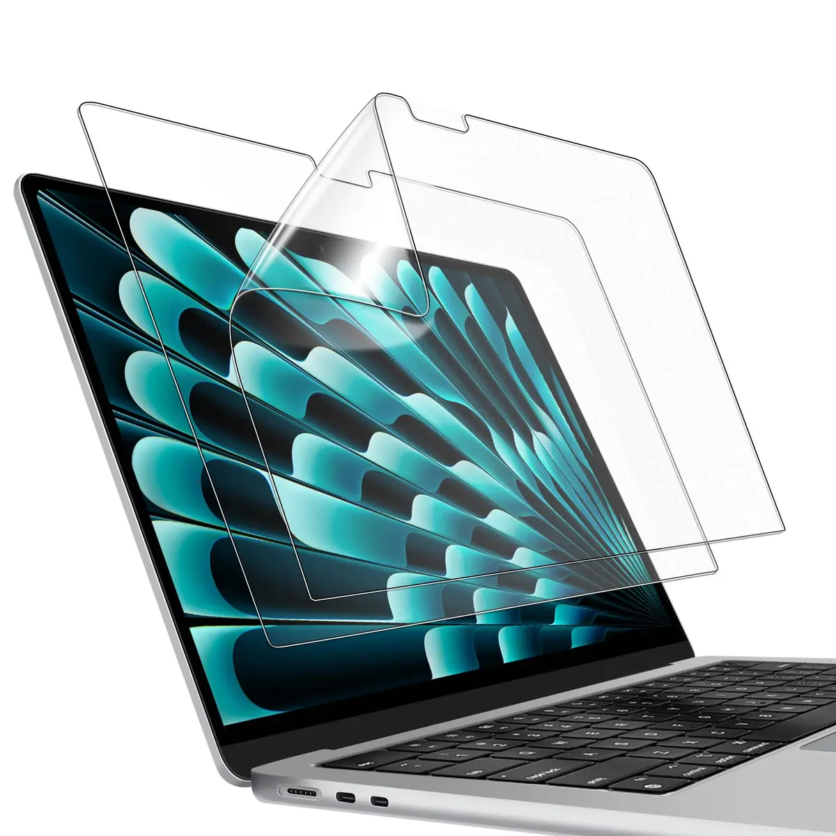 JETech Protetor de Tela Fosco para MacBook Air 13" (M2-M5), 2 Unidades | Película Antirreflexo, Anti-Impressão Digital, Proteção Anti-Riscos